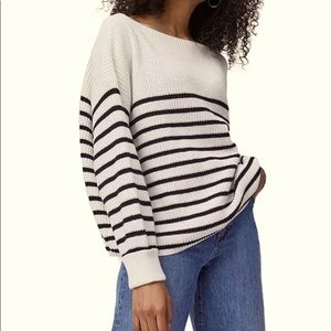 French Connection
Lilly Mozart Cotton Striped Sweater